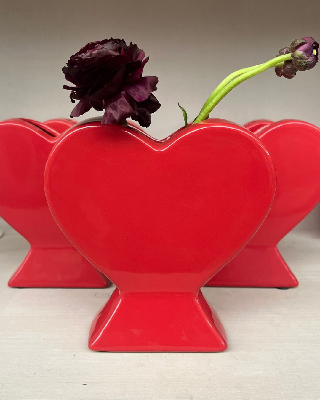 Vaso Cuore Rosso