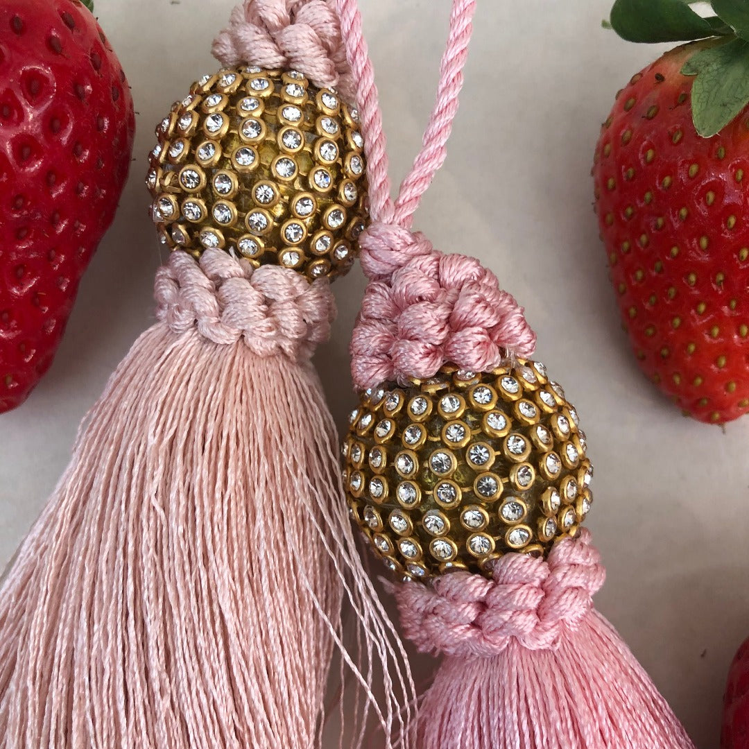 Nappino rosa e Swarovski